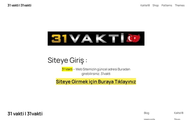Screenshot of 31vakti.org