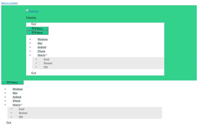 Screenshot of passgap.com