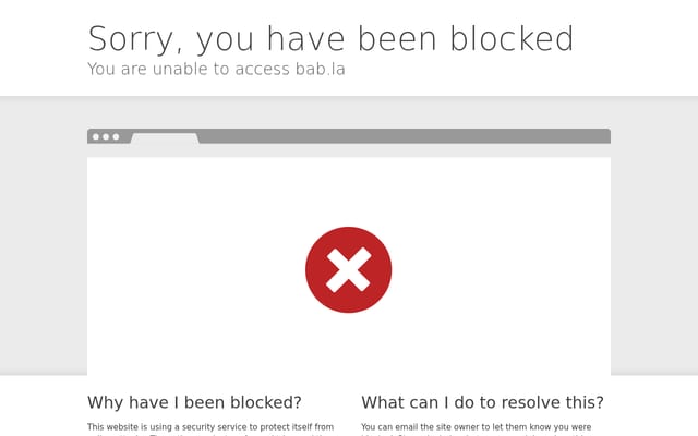 Screenshot of babla.vn