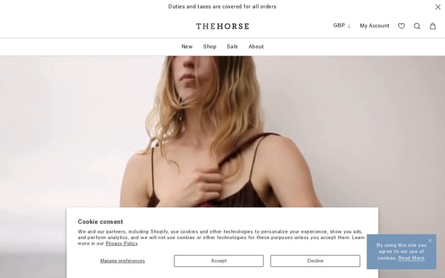 Screenshot of thehorse.co