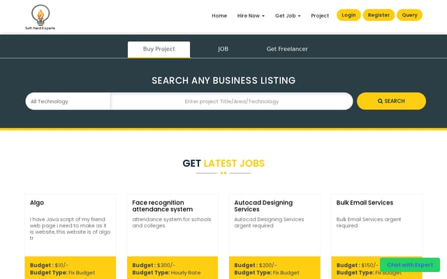 Screenshot of projecttunnel.com