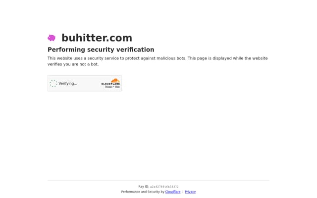 Screenshot of buhitter.com