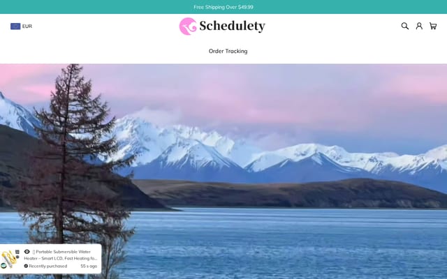 Screenshot of schedulety.com
