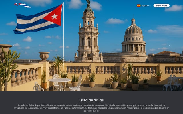Screenshot of elchatcubano.com