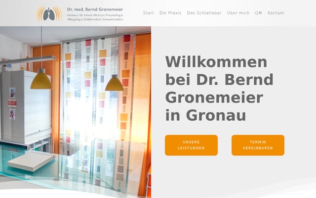 Screenshot of dr-gronemeier.de