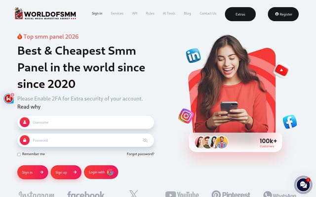 Screenshot of worldofsmm.com