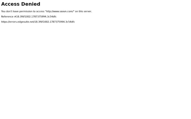 Screenshot of saavn.com
