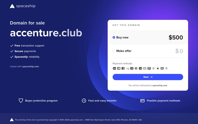 Screenshot of accenture.club