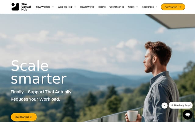 Screenshot of thevirtualhub.com