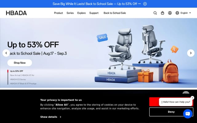Screenshot of hbada.eu
