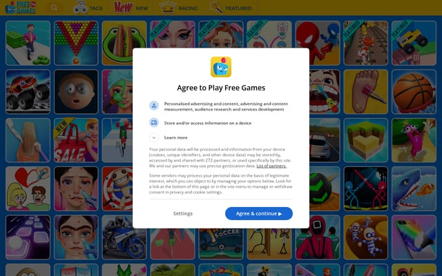 Screenshot of ufreegames.com