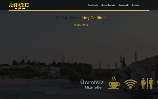 Screenshot of jetpark.com.tr