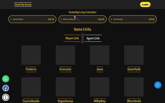 Screenshot of checkmysweep.com