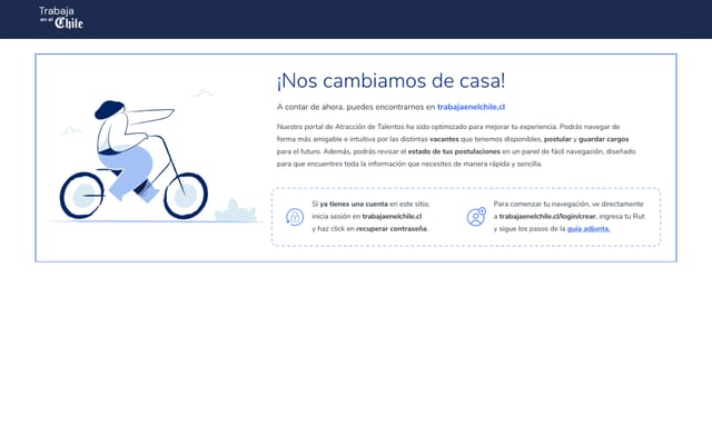Screenshot of quieroserdelchile.cl