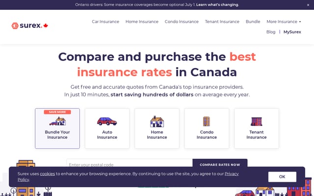 Screenshot of surex.com