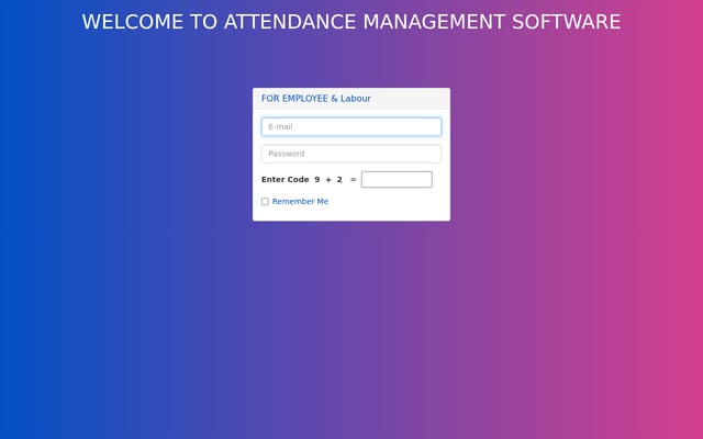 Screenshot of regaloattendance.com