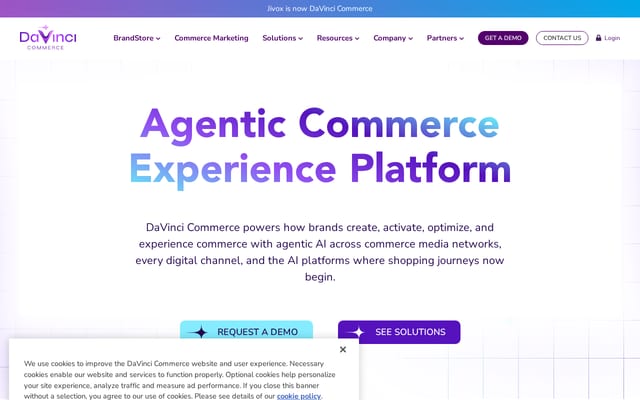 Screenshot of jivox.com