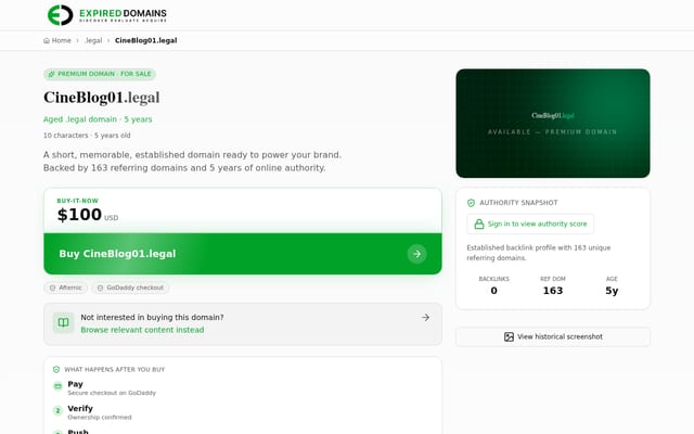 Screenshot of cineblog01.legal