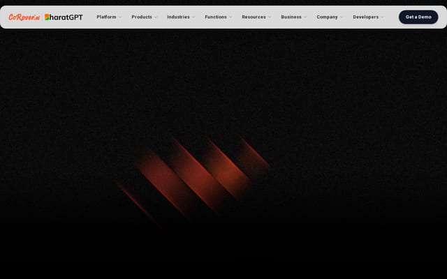 Screenshot of corover.ai