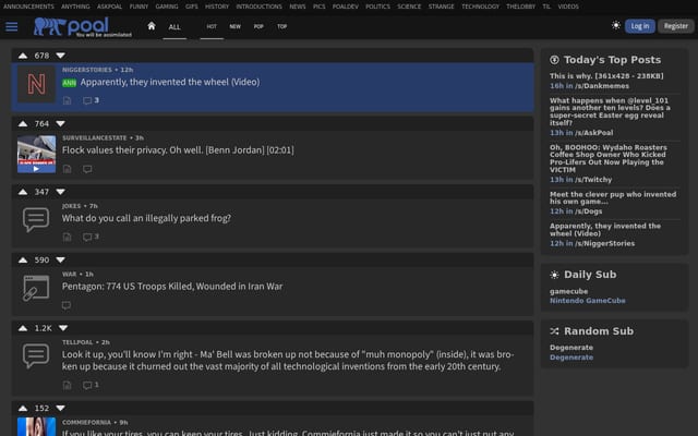 Screenshot of poal.co