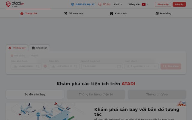 Screenshot of atadi.vn