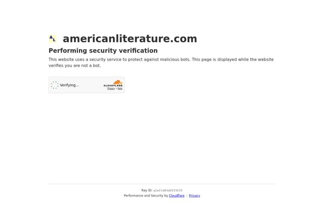 Screenshot of americanliterature.com