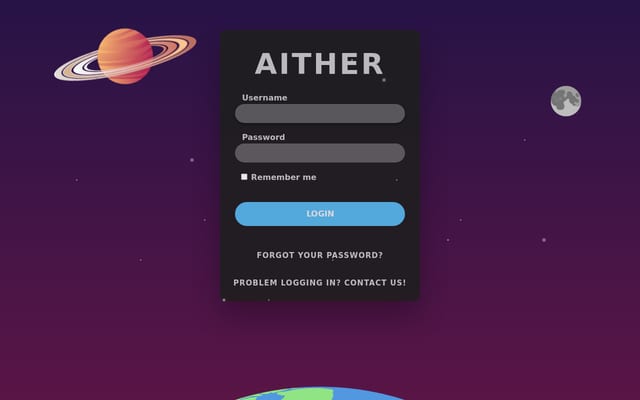 Screenshot of aither.cc