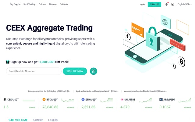 Screenshot of ceex.com