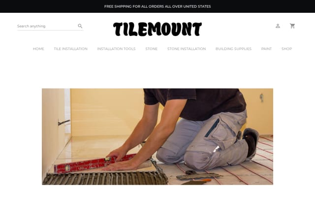 Screenshot of tilemount.com