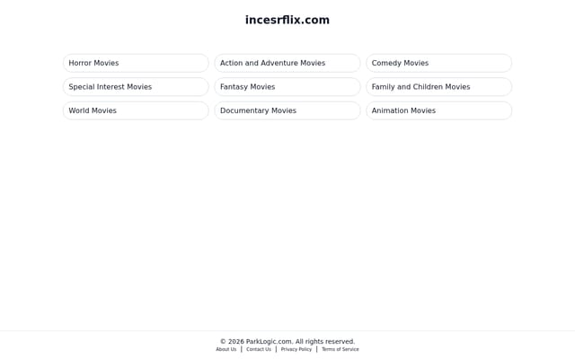 Screenshot of incesrflix.com