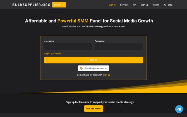 Screenshot of bulksupplier.org