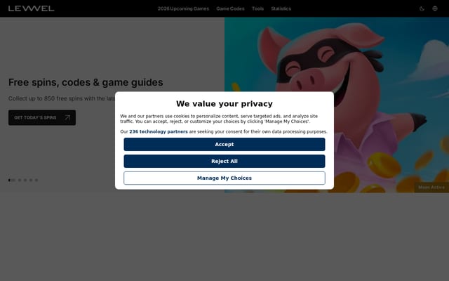 Screenshot of levvvel.com