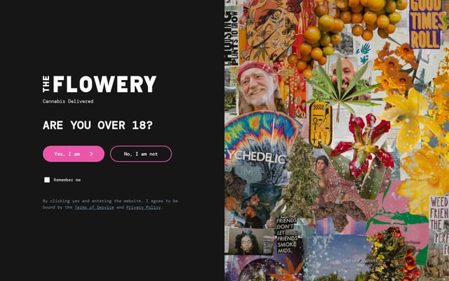 Screenshot of theflowery.co