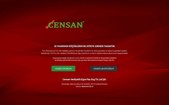 Screenshot of censan.com.tr