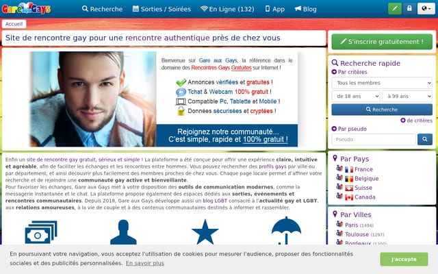Screenshot of gare-aux-gays.com