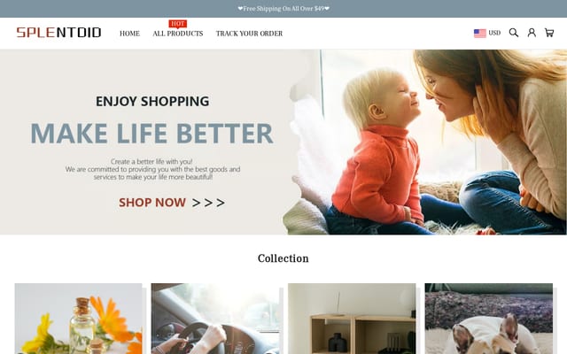 Screenshot of splentdid.com