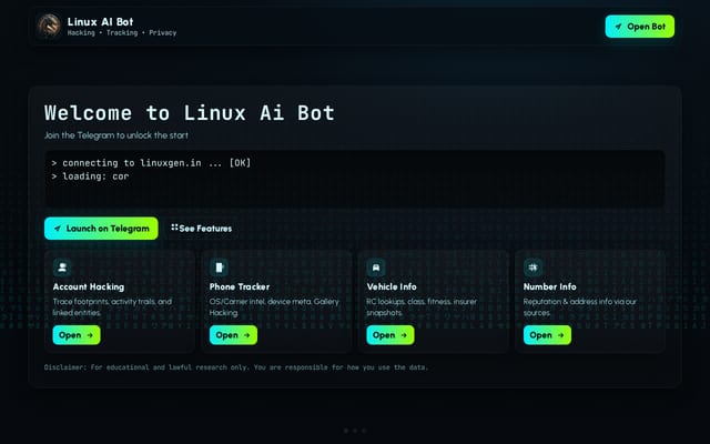 Screenshot of linuxgen.in