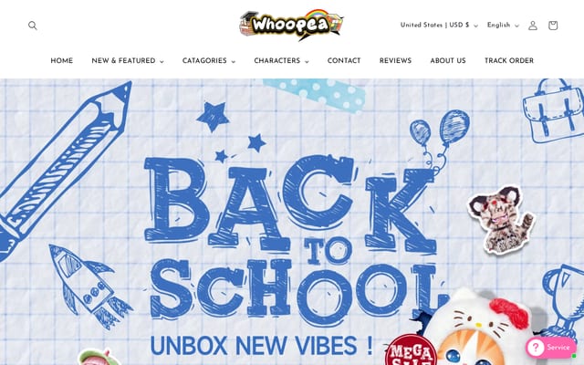Screenshot of whoopea.com