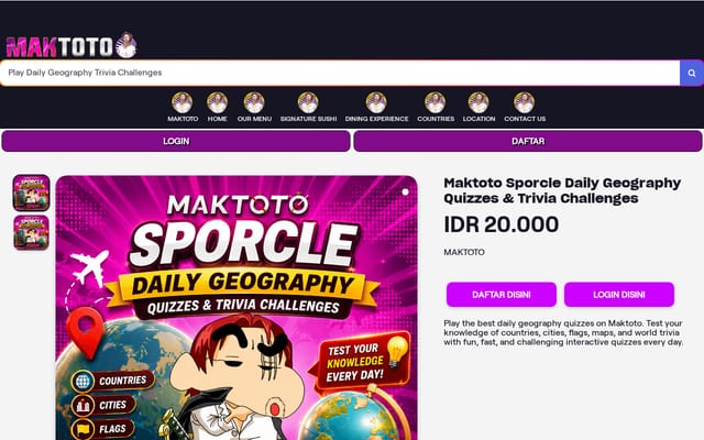 Screenshot of geography-quiz-40.us
