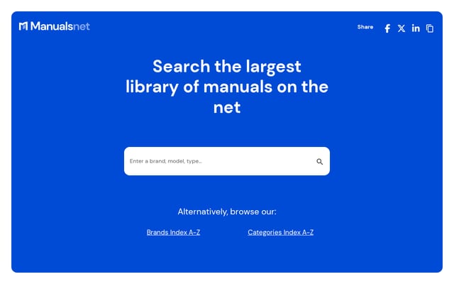 Screenshot of manualsnet.com