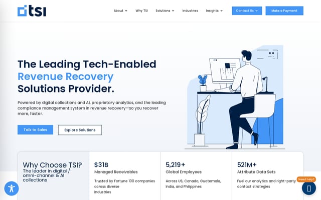 Screenshot of tsico.com