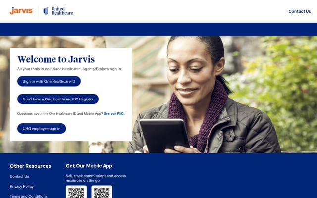 Screenshot of uhcjarvis.com