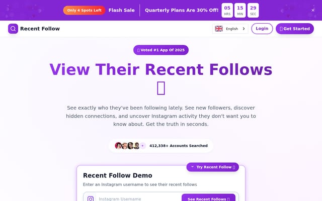 Screenshot of hisfollows.com
