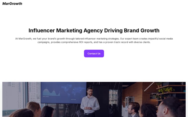Screenshot of margrowth.com