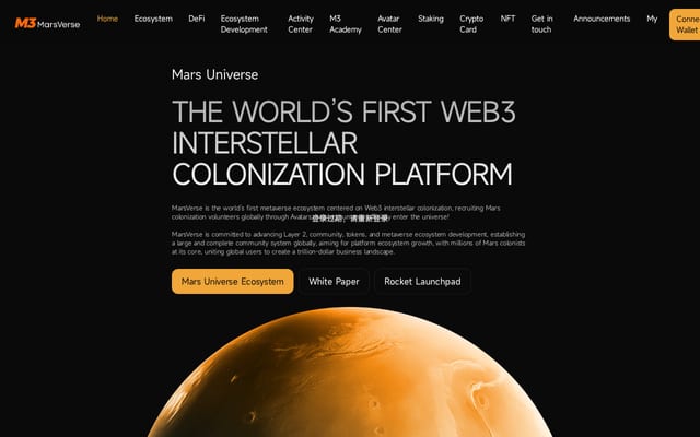 Screenshot of m3mars.io