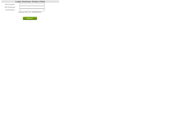 Screenshot of turcargo.cl