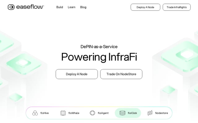 Screenshot of easeflow.io