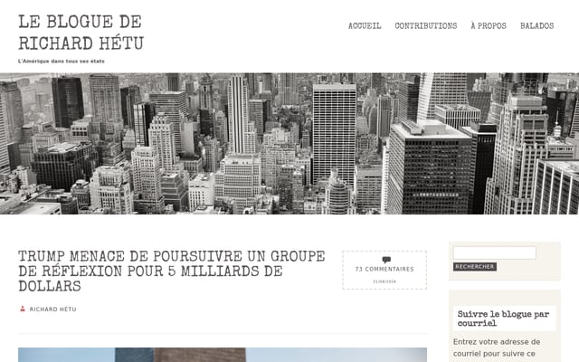 Screenshot of richardhetu.com