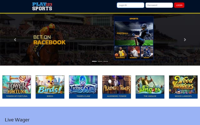 Screenshot of playsports123.com