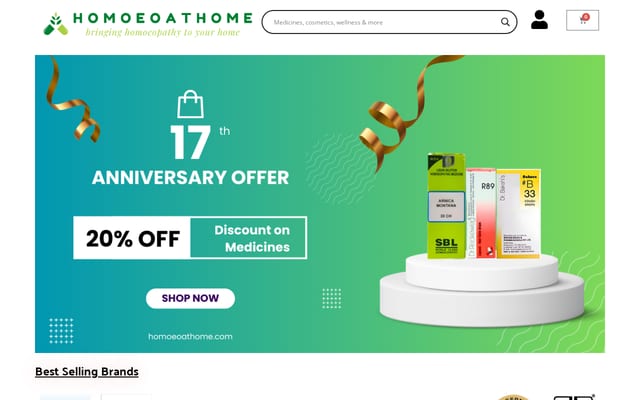 Screenshot of homoeoathome.com